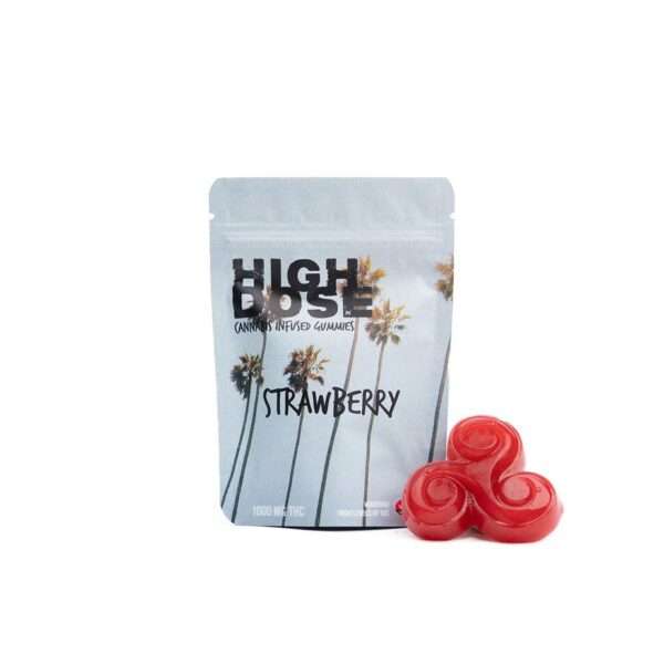 High Dose Strawberry Gummies